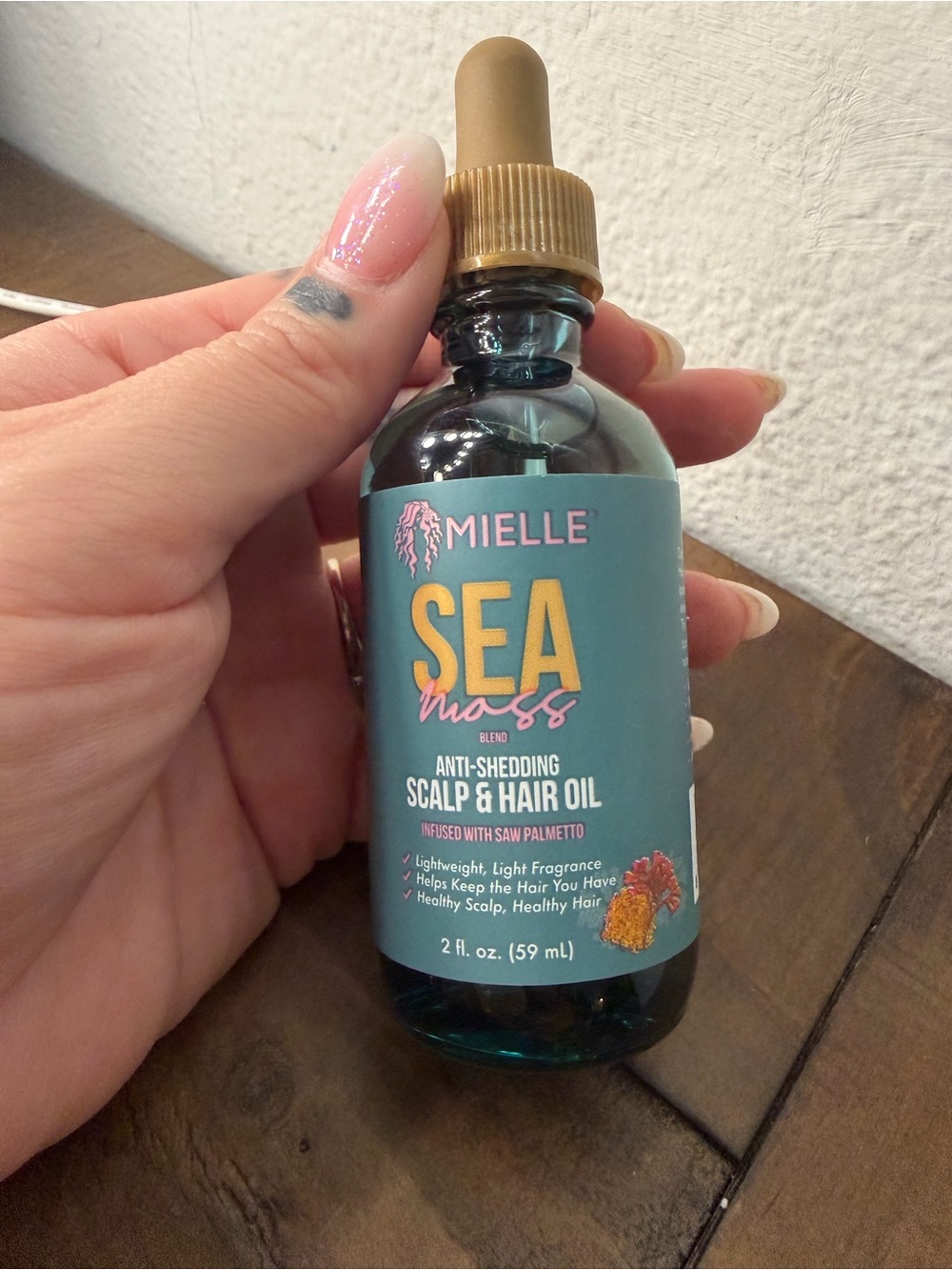 Mielle Sea Moss Anti-Shedding Scalp and Hair Oil - 2 oz new bottle